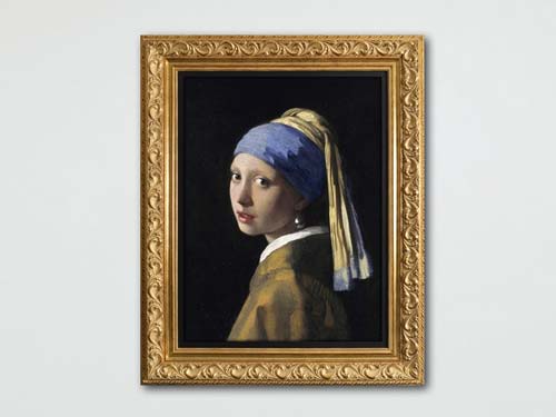 Cadre Jan Vermeer La Jeune Fille à la perle