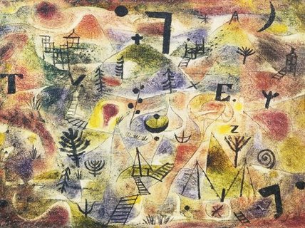 3PK522-Abstract-Painting-PEINTRE--Paul-Klee