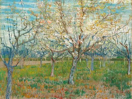 3VG552-The-Pink-Orchard-PEINTRE-PAYSAGE-Vincent-van-Gogh