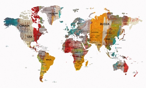 Image ig9516 Irena Orlov Worldmap in colors III