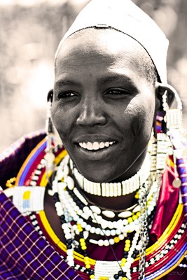 Decoplex FIGURATIF Massaï Women Colors 4mm 80X120