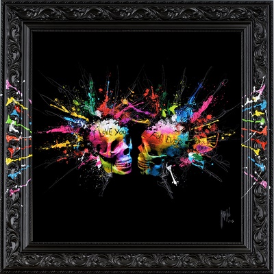 Tableau SKULL Love You For Ever 90X90