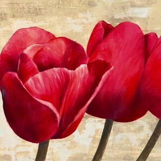 Image 1AN1219 Red Tulips (detail) FLEURS FLEURS Cynthia Ann