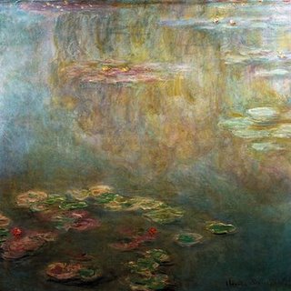 Image 1CM003 Water Lilies PEINTRE PAYSAGE Claude Monet