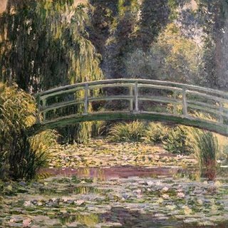 Image 1CM016 The Japanese Footbridge Giverny   PEINTRE PAYSAGE Claude Monet