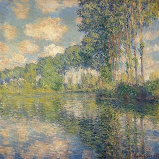 Image 1CM1536 Poplars on the Epte PEINTRE PAYSAGE Claude Monet