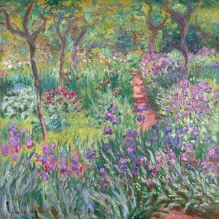 1CM2178-The-artist-s-garden-at-Giverny-PEINTRE-PAYSAGE-Claude-Monet