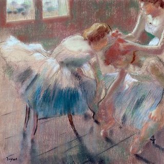 Image 1ED2687 Three Dancers preparing for Class ART MODERNE FIGURATIF Edgar Degas