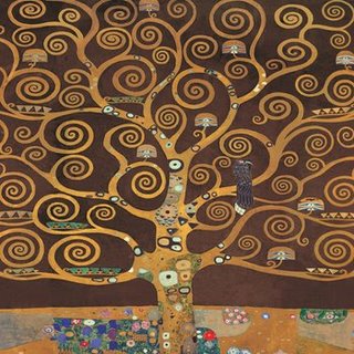 1GK1836-Tree-of-Life-(Brown-Variation)-II-PEINTRE-FIGURATIF-Gustav-Klimt