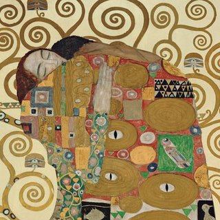 Image 1GK740 The Embrace (detail)  PEINTRE FIGURATIF Gustav Klimt