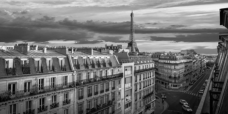 Image 2AP4860 Pangea Images Morning in Paris (BW)