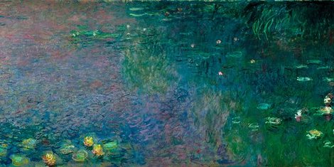 Image 2CM013 Morning (detail II) PEINTRE PAYSAGE Claude Monet