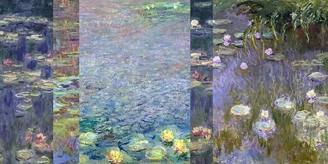 Image 2CM1841 Monet Deco Â Waterlilies III PEINTRE  Claude Monet