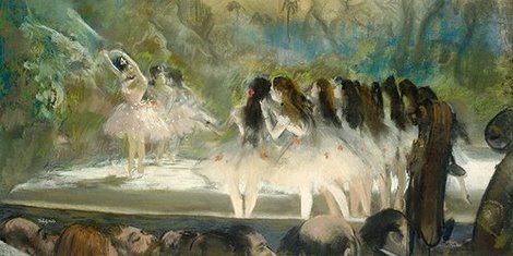 Image 2ED2686 Ballet at the Paris Opéra  ART MODERNE FIGURATIF Edgar Degas