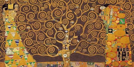 Image 2GK1829 Tree of Life (Brown Variation) PEINTRE FIGURATIF Gustav Klimt