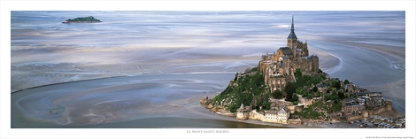 Image Mont St-Michel -  Le Rocher de Tombelaine Philip Plisson MARIN PAYSAGE