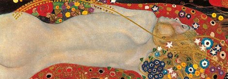 Image 4GK127 Sea Serpents I (detail) PEINTRE FIGURATIF Gustav Klimt
