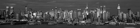 5RB929-Manhattan-Skyline-at-Dusk-NYC-URBAIN--Richard-Berenholtz