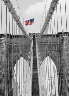 Image ig3439 Brooklyn Bridge Tower and Cables #2 PAYSAGE URBAIN  Dave Butcher