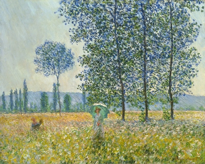 Image ig4205 Champs au printemps ART CLASSIQUE   Claude Monet