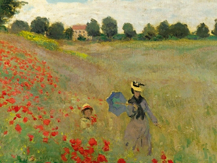 Image ig4283 Champ de coquelicots près d Argenteuil ART CLASSIQUE   Claude Monet