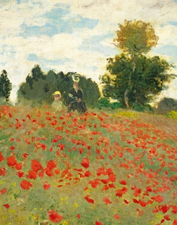 Image ig4284 Champ de coquelicots près d Argenteuil ART CLASSIQUE   Claude Monet