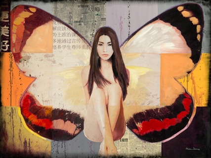 Image ig6759 Butterfly I ART MODERNE   Shirin Donia