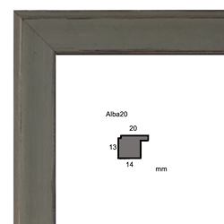 Échantillon cadre sur mesure baroque  ALBA 20 TAUPE